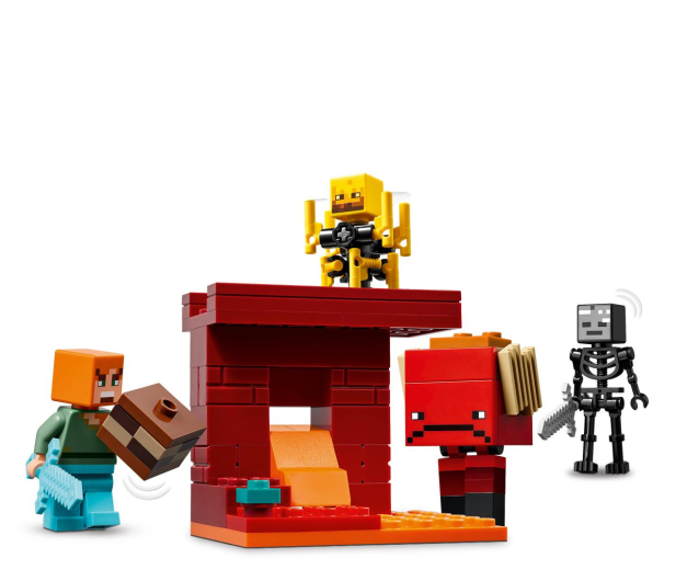 LEGO Minecraft 21266 Bitwa na moście Netheru - 1283659 - zdjęcie 14